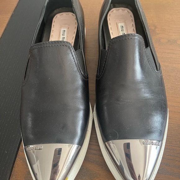 Miu Miu
Metal-Toe Leather Skate Shoes 40.5 - Picture 11 of 11